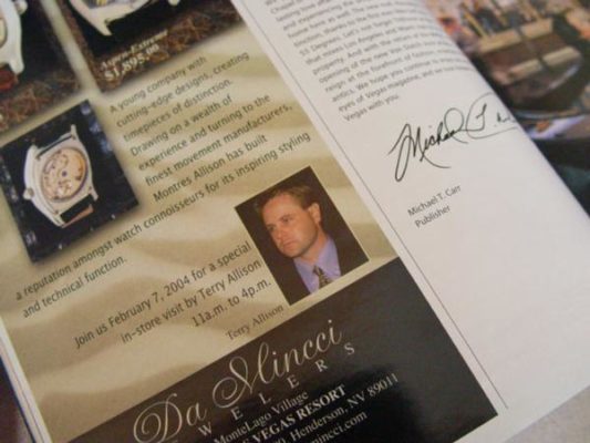 Terry Allison of Montres Allison