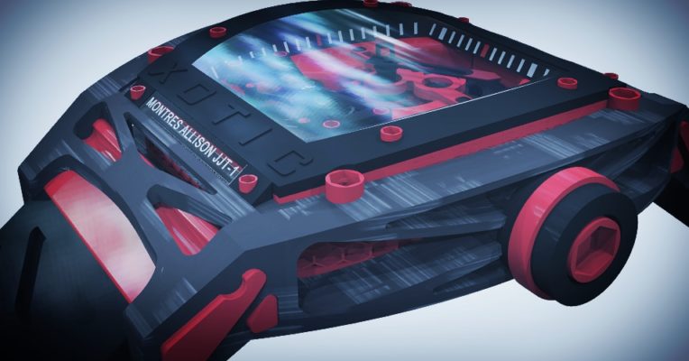 Montres Allison XOTIC tourbillon watch