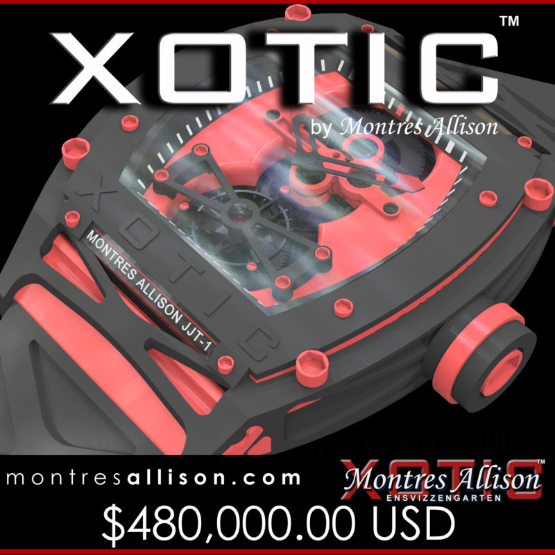 Montres Allison XOTIC Tourbillon watches