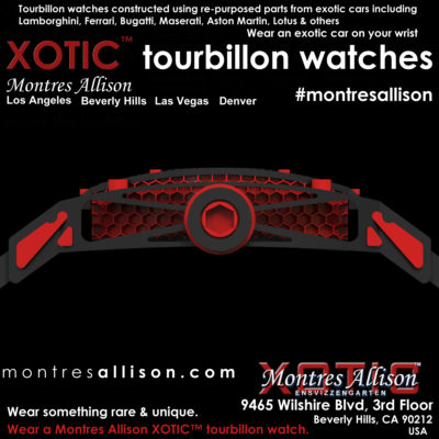 XOTIC Tourbillon watches